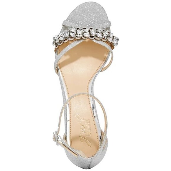 Jewel Badgley Mischka Women's Giona Block Heel Evening Sandals - Picture 2 of 5